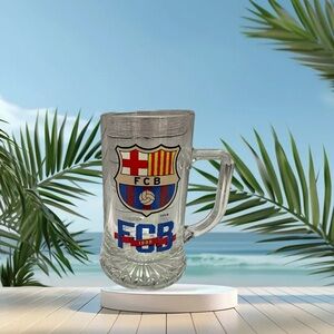 FCB Glass Beer Mug - Clear
